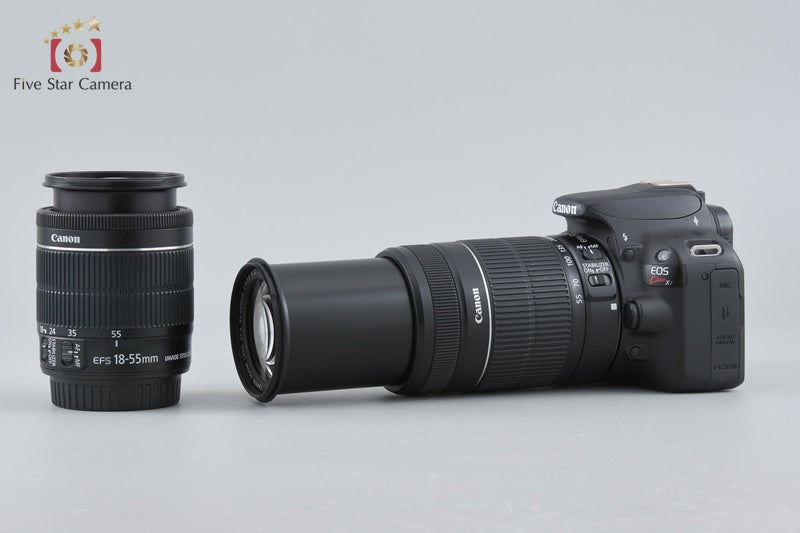 "Count 2,232" Canon EOS Kiss X7 / Rebel SL1 / 100D 18.0 MP 18-55 55-250 Lenses