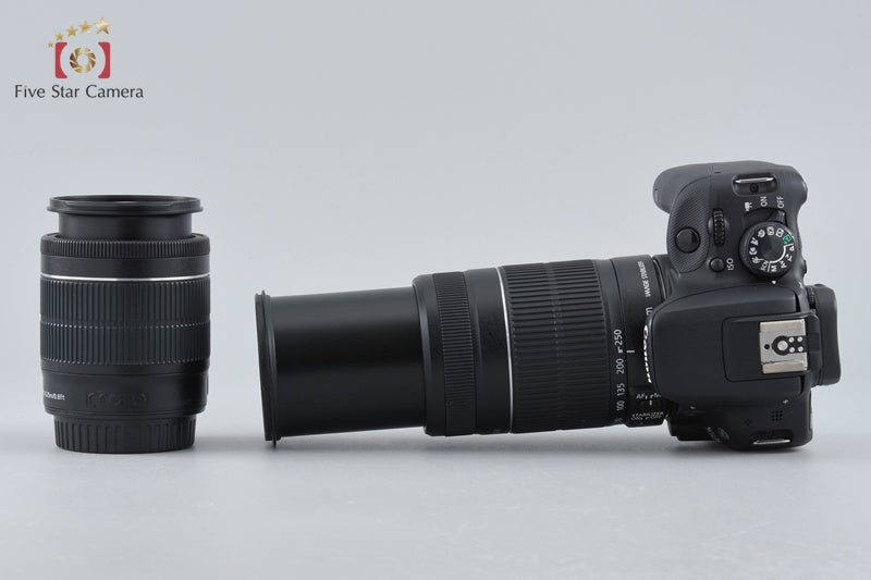 "Count 2,232" Canon EOS Kiss X7 / Rebel SL1 / 100D 18.0 MP 18-55 55-250 Lenses