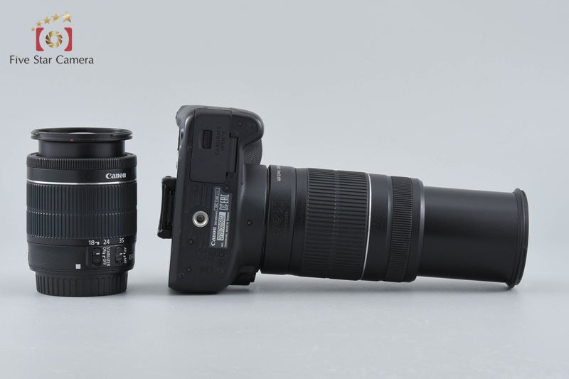 "Count 2,232" Canon EOS Kiss X7 / Rebel SL1 / 100D 18.0 MP 18-55 55-250 Lenses