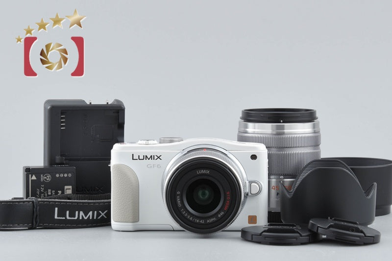 Panasonic LUMIX DMC-GF6 White 16.0 MP 14-42 45-150 Lens [Japanese Language Only]