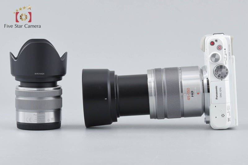 Panasonic LUMIX DMC-GF6 White 16.0 MP 14-42 45-150 Lens [Japanese Language Only]