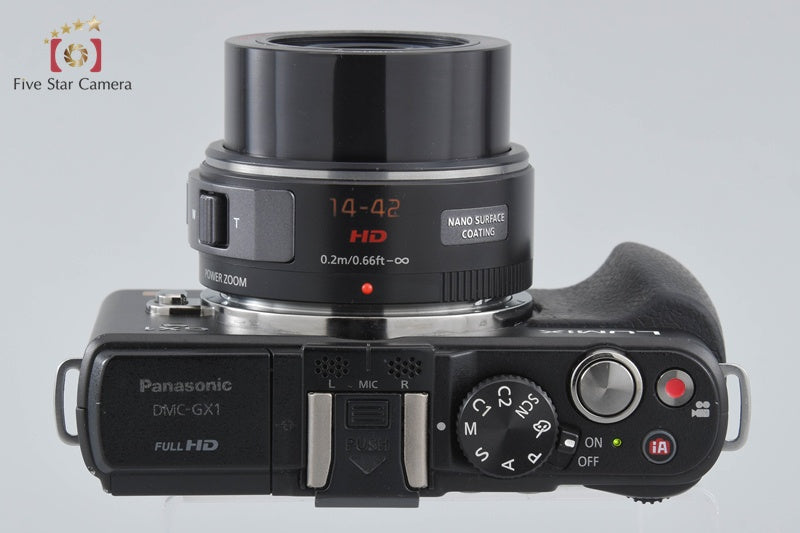 Panasonic LUMIX DMC-GX1 Esprit Black 16.0 MP 14-42 Lens [Japanese Language Only]