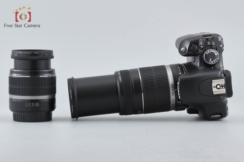 Canon EOS Kiss X2 / Rebel XSi / 450D 12.2 MP 18-55 55-250 Lenses