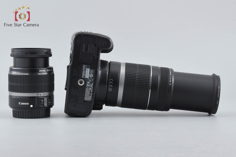 Canon EOS Kiss X2 / Rebel XSi / 450D 12.2 MP 18-55 55-250 Lenses