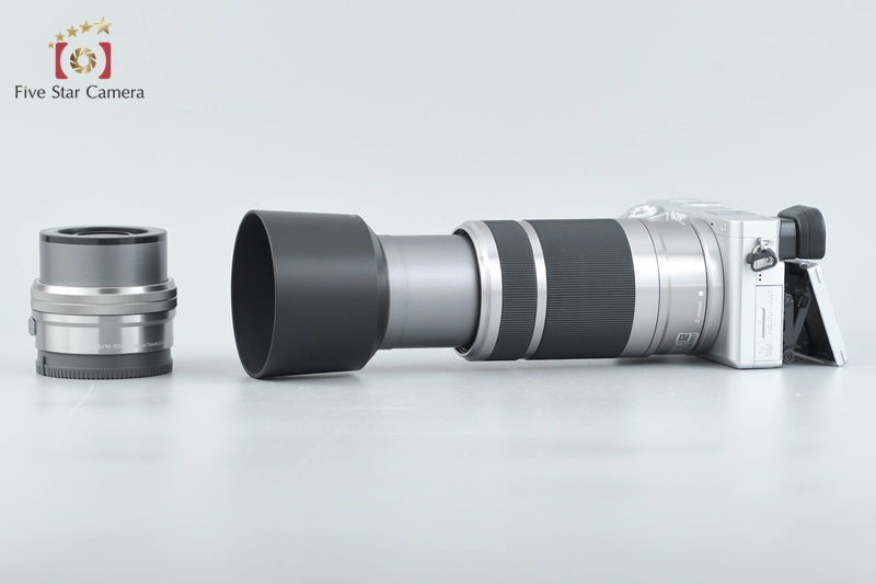 Sony Alpha α6400 ILCE-6400 Silver 16-50 55-210 Lenses [Japanese Language Only]