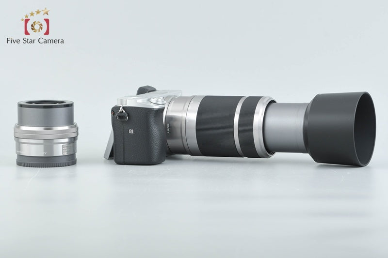Sony Alpha α6400 ILCE-6400 Silver 16-50 55-210 Lenses [Japanese Language Only]
