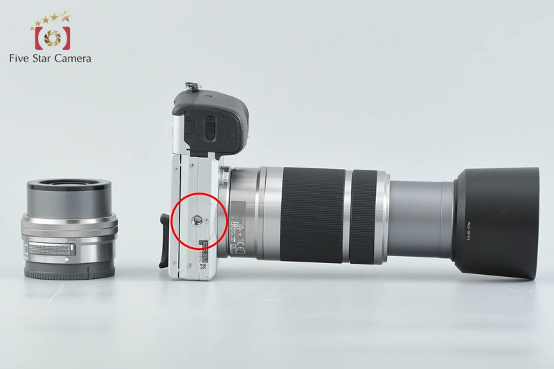 Sony Alpha α6400 ILCE-6400 Silver 16-50 55-210 Lenses [Japanese Language Only]