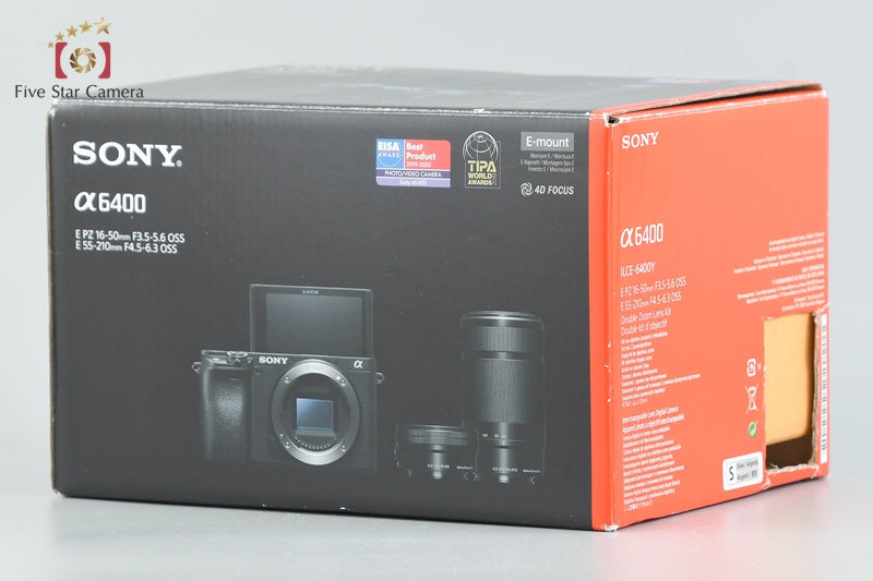Sony Alpha α6400 ILCE-6400 Silver 16-50 55-210 Lenses [Japanese Language Only]