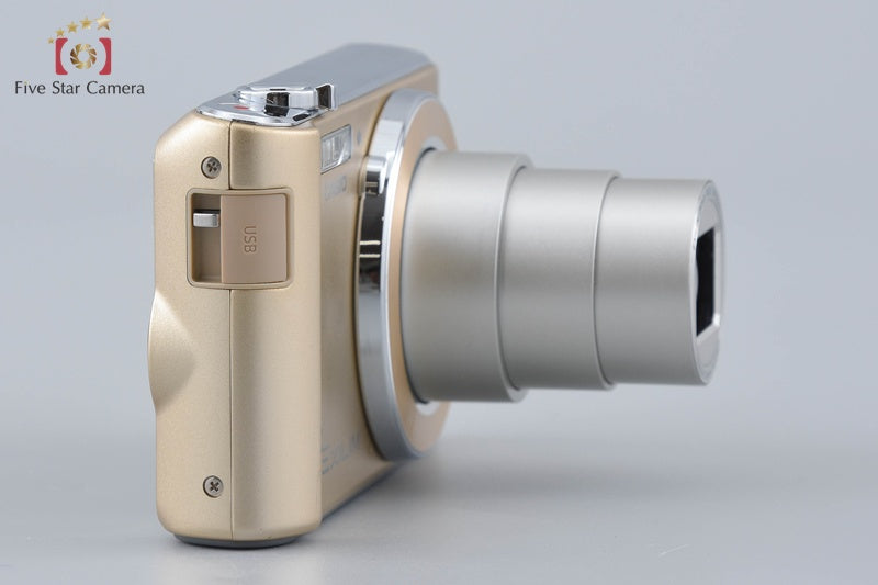 CASIO EXILIM EX-ZS190 Gold 16.1 MP Digital Camera w/ Box