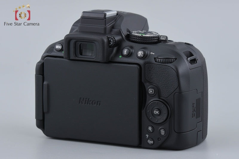 "Count 636" Nikon D5300 Black 24.2 MP DSLR Camera AF-P 18-55 VR Lens