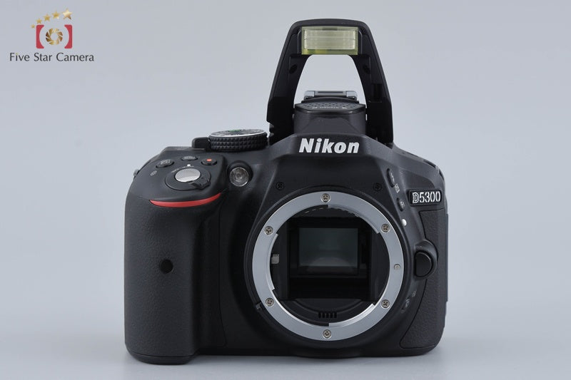 "Count 636" Nikon D5300 Black 24.2 MP DSLR Camera AF-P 18-55 VR Lens