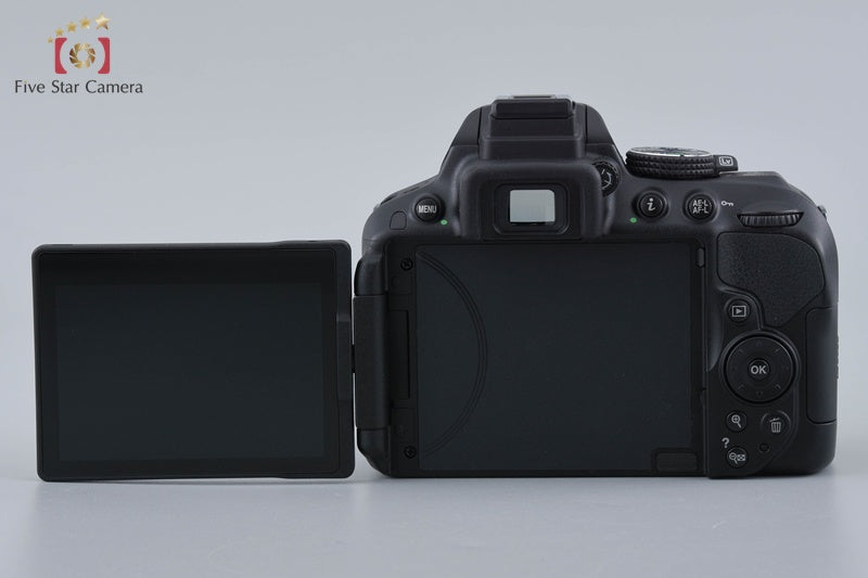 "Count 636" Nikon D5300 Black 24.2 MP DSLR Camera AF-P 18-55 VR Lens