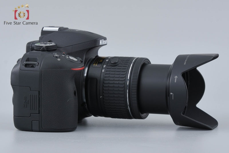 "Count 636" Nikon D5300 Black 24.2 MP DSLR Camera AF-P 18-55 VR Lens