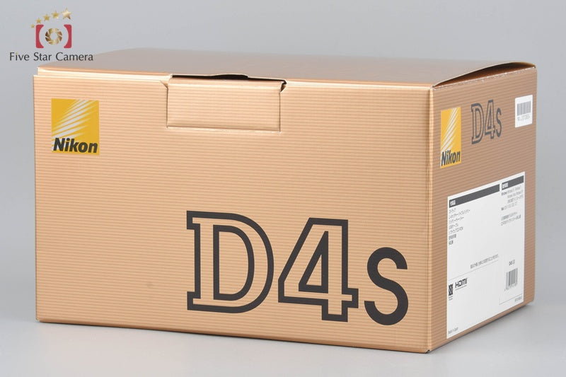 Nikon D4S 16.2 MP DSLR Camera Body w/ Box