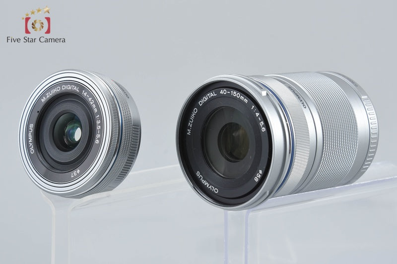 "Count 688" Olympus PEN E-PL10 Brown 16.1 MP EZ 14-42 40-150 Lenses w/ Box
