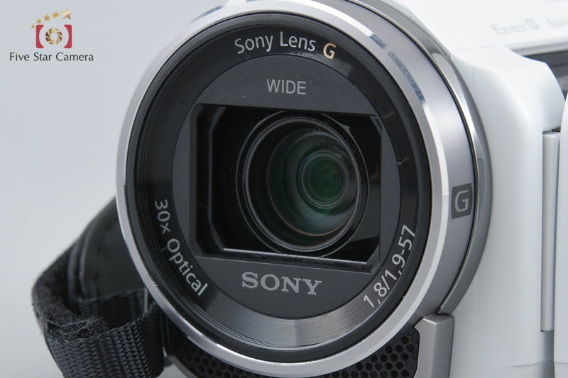 Sony HANDYCAM HDR-PJ540 White Full Hi-Vision Camcorder [Multiple Languages]