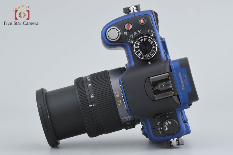 Panasonic LUMIX DMC-G2 Comfort Blue 12.1 MP 14-45 Lens [Japanese Language Only]