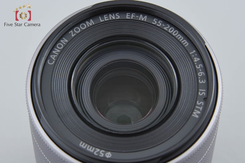 Canon EF-M 55-200mm f/4.5-6.3 IS STM Silver
