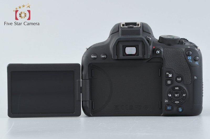 Count 3,372 Canon EOS Kiss X9i / Rebel T7i / 800D 24.2 MP DSLR Camera Body