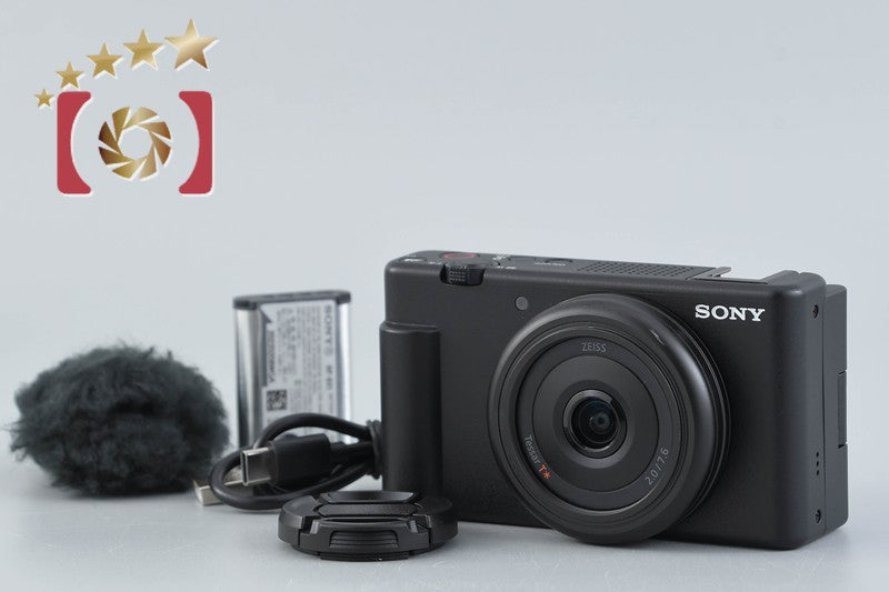 SONY VLOGCAM ZV-1F Black Digital Camera [Japanese Language Only]