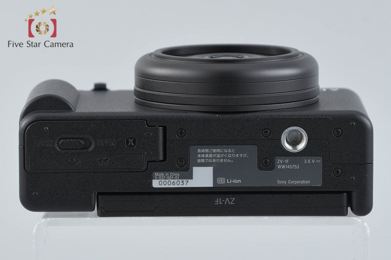SONY VLOGCAM ZV-1F Black Digital Camera [Japanese Language Only]