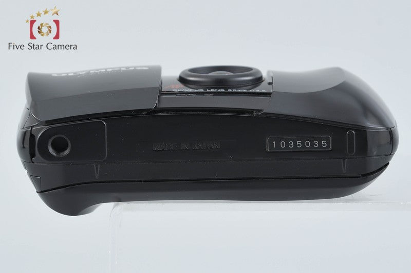 Olympus μ[mju:] Black 35mm Point & Shoot Film Camera