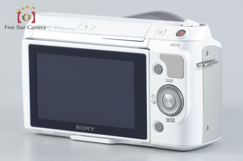 Count 2,185 Sony Alpha NEX-F3 White 16.1MP 18-55 Lens [Japanese Language Only]