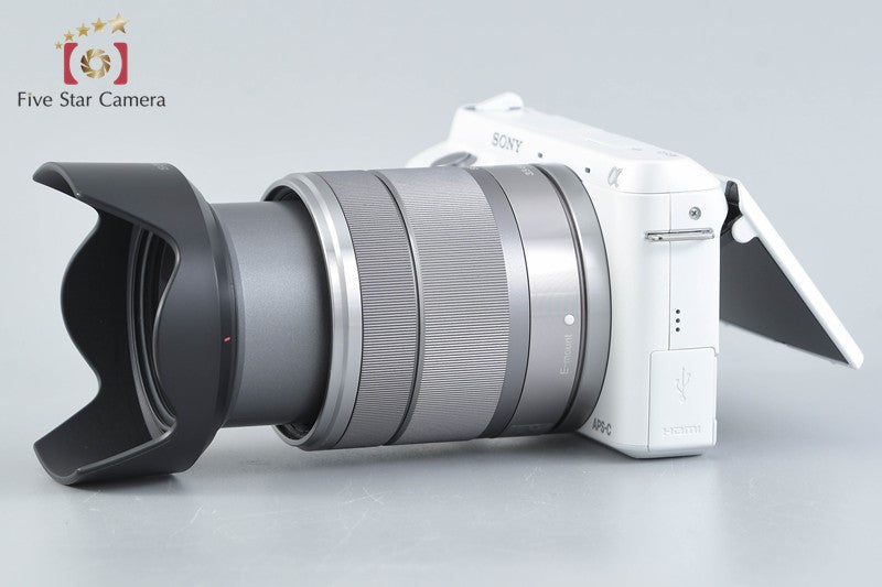 Count 2,185 Sony Alpha NEX-F3 White 16.1MP 18-55 Lens [Japanese Language Only]