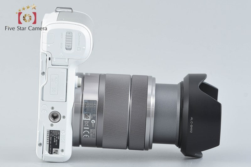 Count 2,185 Sony Alpha NEX-F3 White 16.1MP 18-55 Lens [Japanese Language Only]