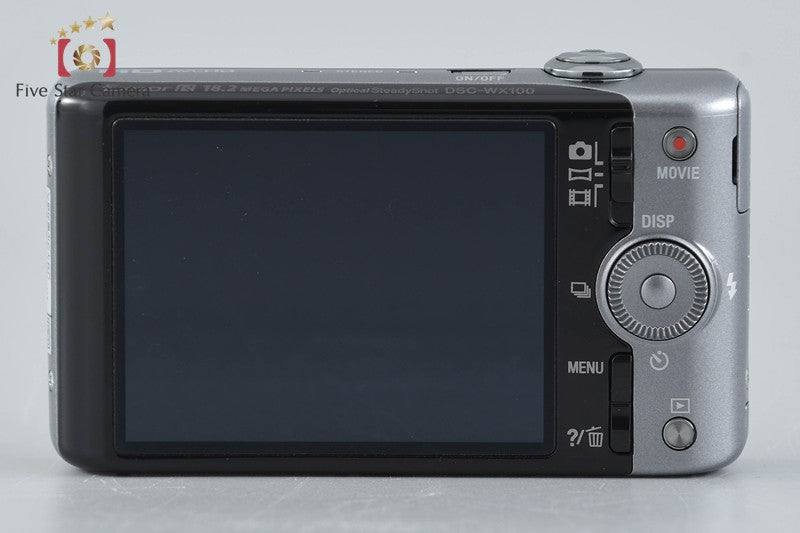SONY Cyber-shot DSC-WX100 Silver 18.2 MP Digital Camera [Japanese Language Only]