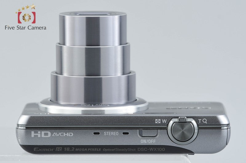 SONY Cyber-shot DSC-WX100 Silver 18.2 MP Digital Camera [Japanese Language Only]