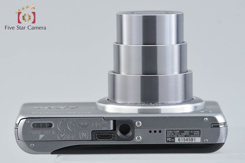 SONY Cyber-shot DSC-WX100 Silver 18.2 MP Digital Camera [Japanese Language Only]