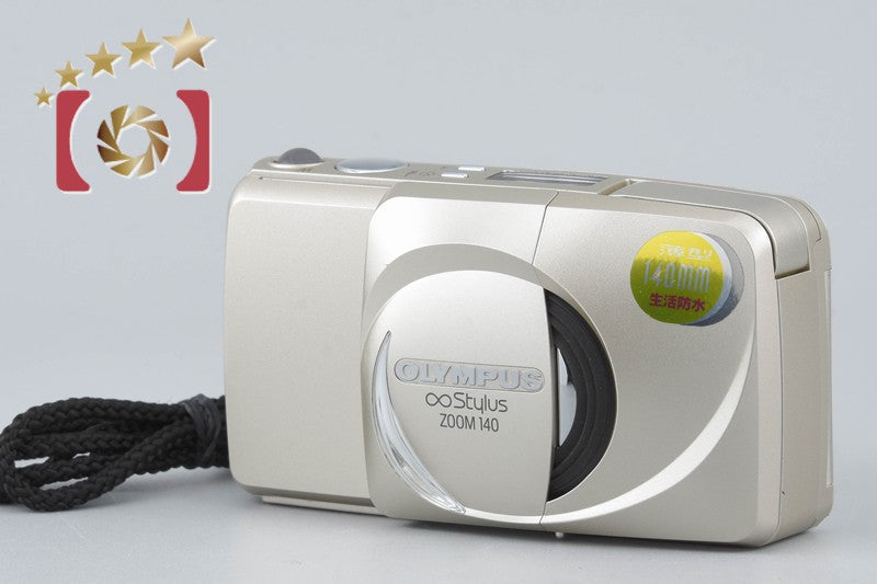 Olympus Stylus Zoom 140 Champagne Gold 35mm Point & Shoot Film Camera