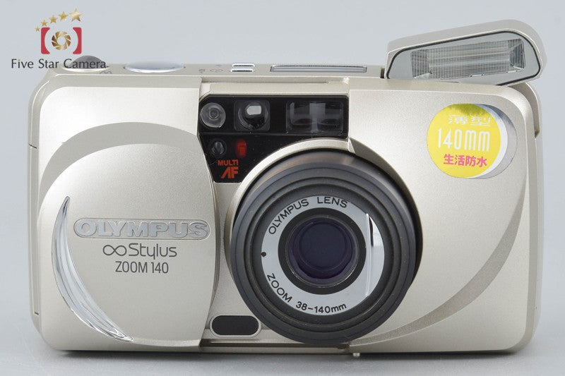 Olympus Stylus Zoom 140 Champagne Gold 35mm Point & Shoot Film Camera