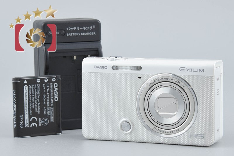 Casio HIGH SPEED EXILIM EX-ZR70 White 16.1 MP Digital Camera