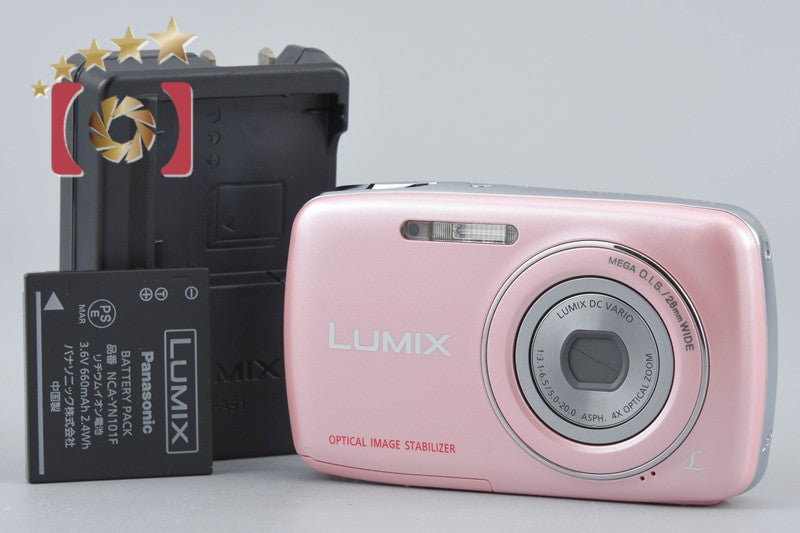 Panasonic LUMIX DMC-S1 Pink 12.1 MP Digital Camera [Japanese Language Only]