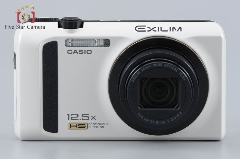 Casio HIGH SPEED EXILIM EX-ZR300 White 16.1 MP Digital Camera