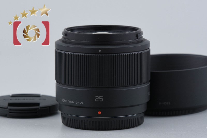 Panasonic LUMIX G 25mm f/1.7 ASPH. H-H025 Black