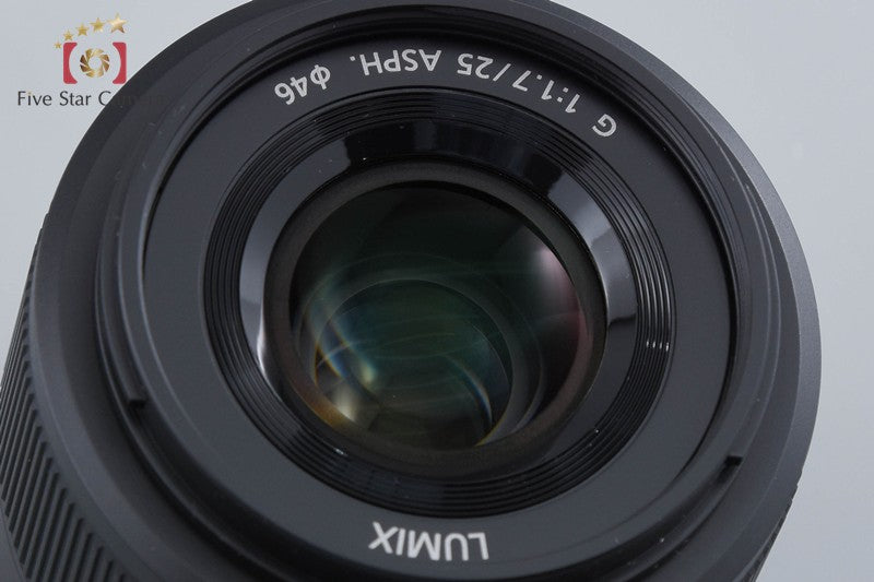 Panasonic LUMIX G 25mm f/1.7 ASPH. H-H025 Black