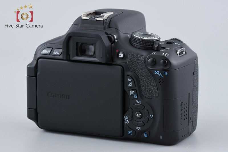 Count 4,436 Canon EOS Kiss X5 / Rebel T3i / 600D 18.0 MP DSLR Camera Body