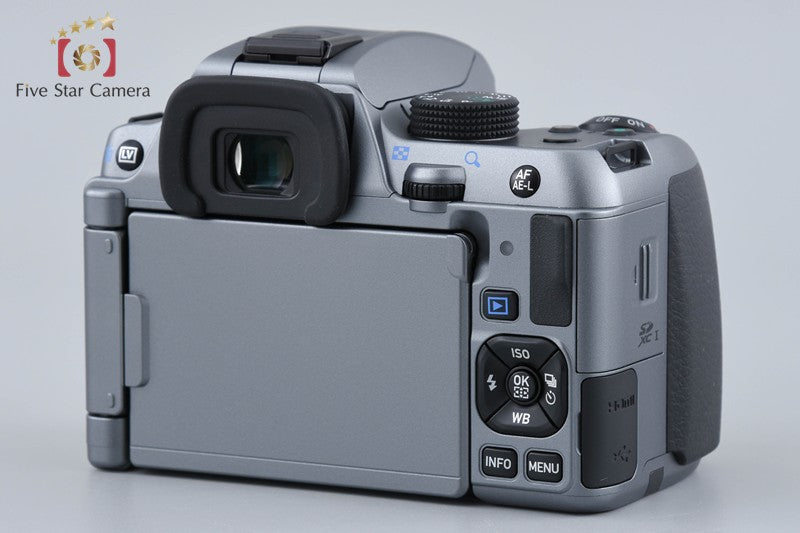 Count 1,942 PENTAX K-70 Silky Silver 24.0 MP DSLR Camera 18-135 WR Lens