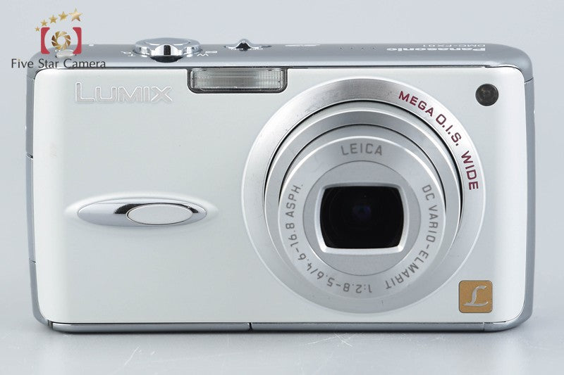 Panasonic LUMIX DMC-FX01 Pearl White 6.0 MP Digital Camera w/ Box