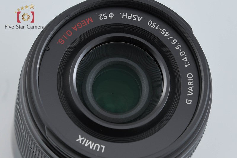 Panasonic LUMIX G VARIO 45-150mm f/4-5.6 ASPH. MEGA O.I.S. H-FS45150 Black