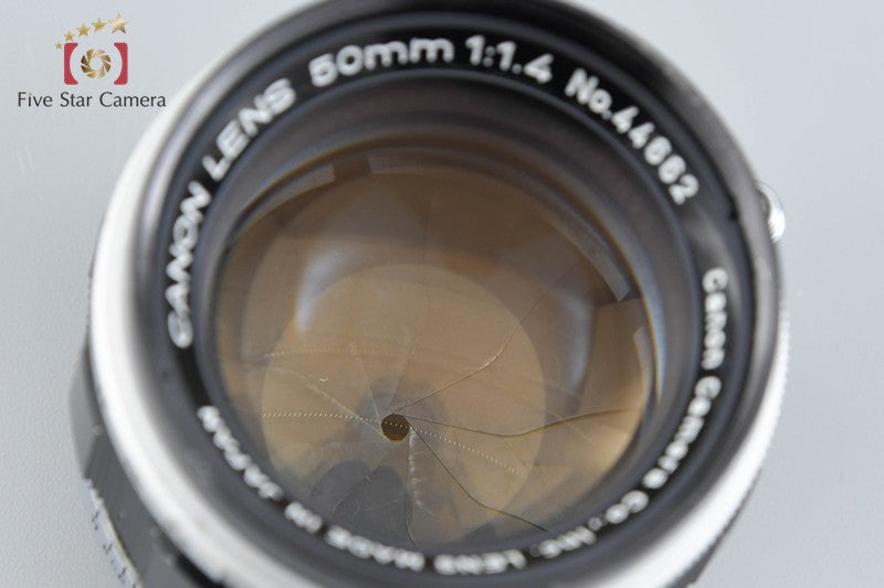 Canon 50mm f/1.4 L39 Leica Thread Mount Lens