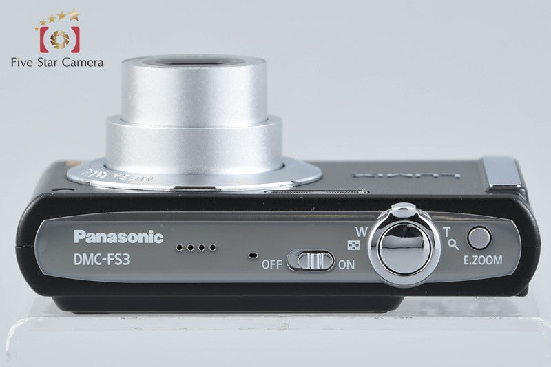Panasonic LUMIX DMC-FS3 Black 8.1 MP Digital Camera [Japanese Language Only]