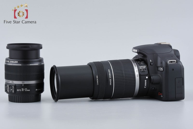 "Count 5,269" Canon EOS Kiss X3 / Rebel T1i / 500D 15.1 MP 18-55 55-250 Lenses