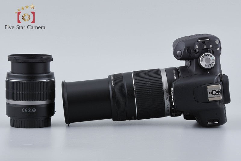 "Count 5,269" Canon EOS Kiss X3 / Rebel T1i / 500D 15.1 MP 18-55 55-250 Lenses