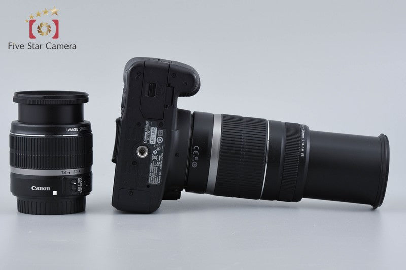 "Count 5,269" Canon EOS Kiss X3 / Rebel T1i / 500D 15.1 MP 18-55 55-250 Lenses