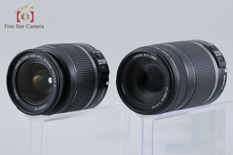 "Count 5,269" Canon EOS Kiss X3 / Rebel T1i / 500D 15.1 MP 18-55 55-250 Lenses