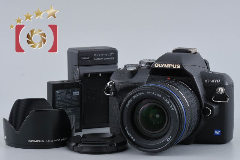"Shutter count 2,171" Olympus E-410 10.0 MP Digital SLR Camera 14-42 Lens